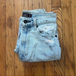 A&F Zoe Ankle Straight Jeans